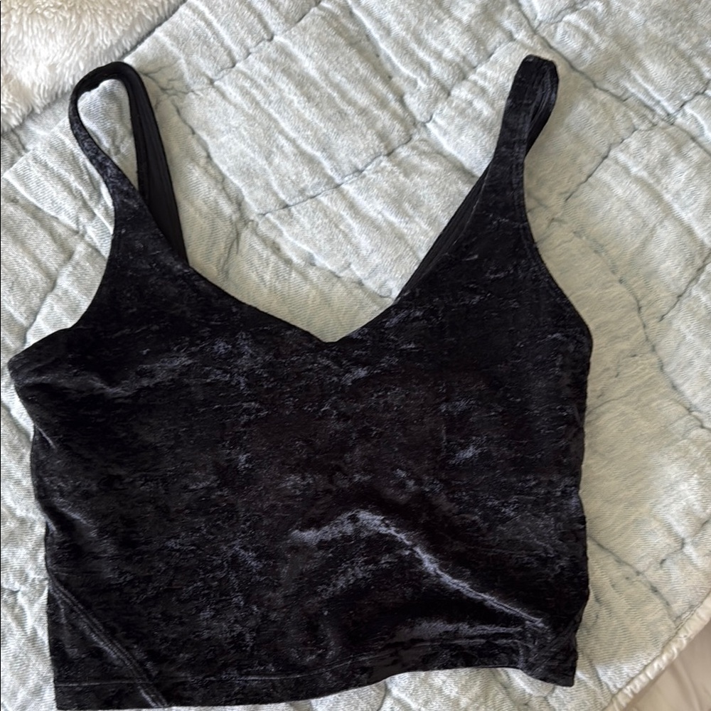 lululemon athletica Black Velvet Top